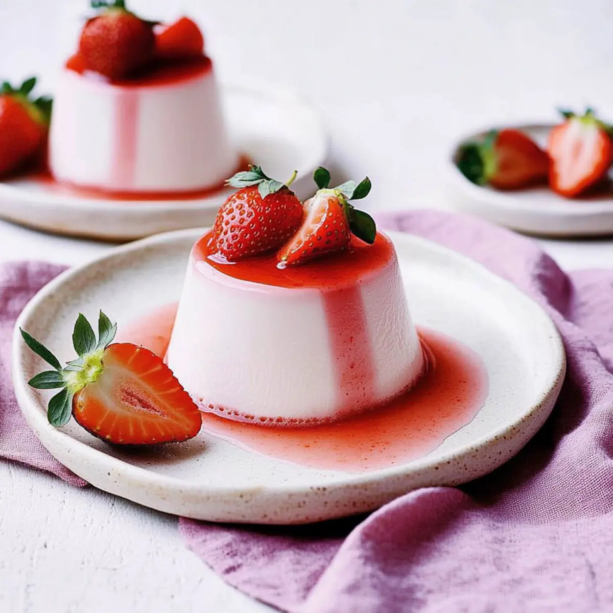 Strawberry Panna Cotta