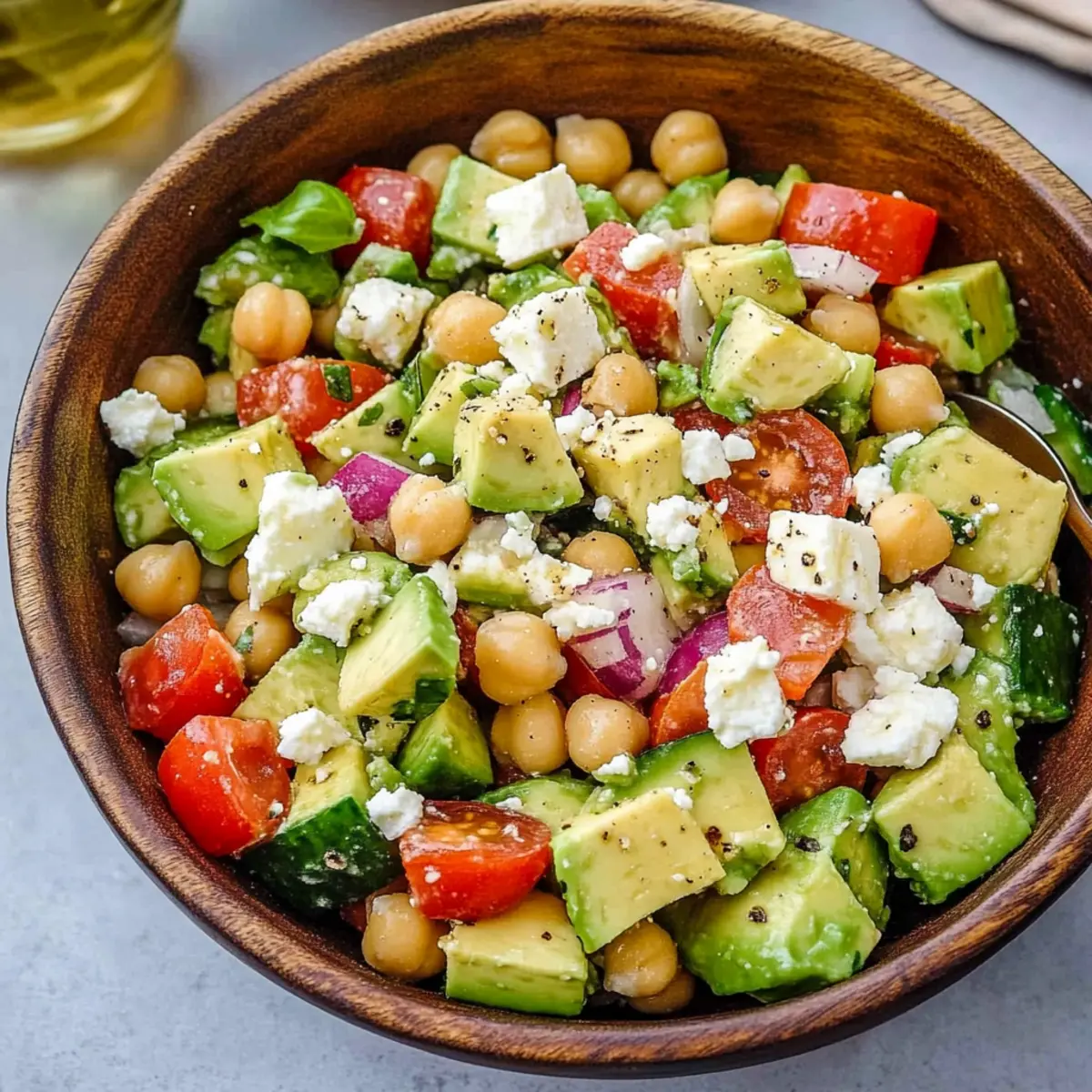 Chickpea Feta Avocado Salad Recipe: Refreshing and Nutritious Dish