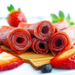 Strawberry Fruit Roll-Ups