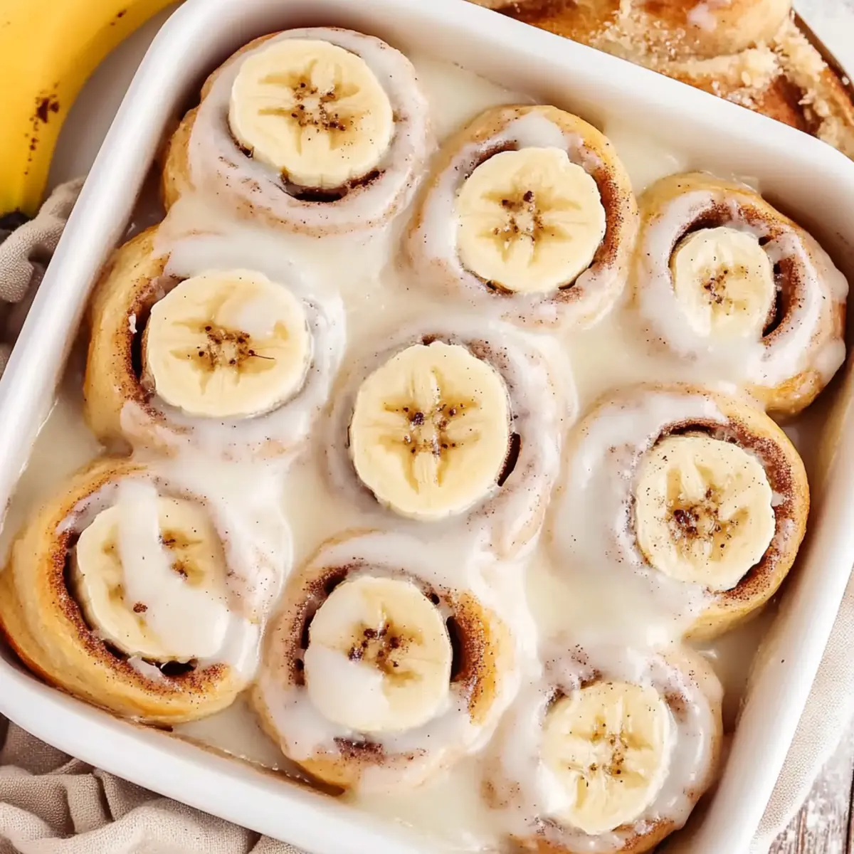 Banana Cinnamon Rolls