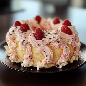 Strawberry Italian Cream Pound Cake