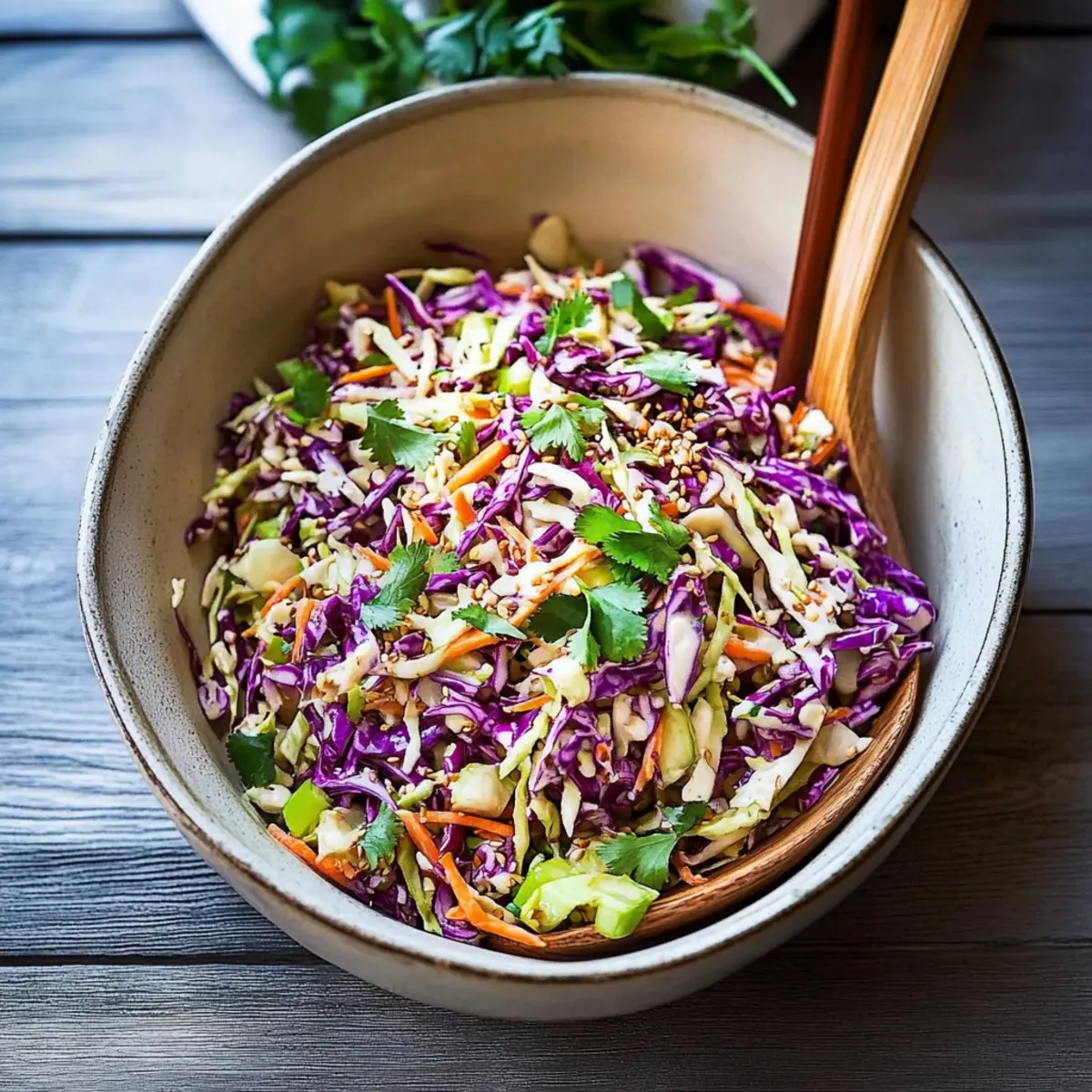 Asian-Style Crunchy Coleslaw