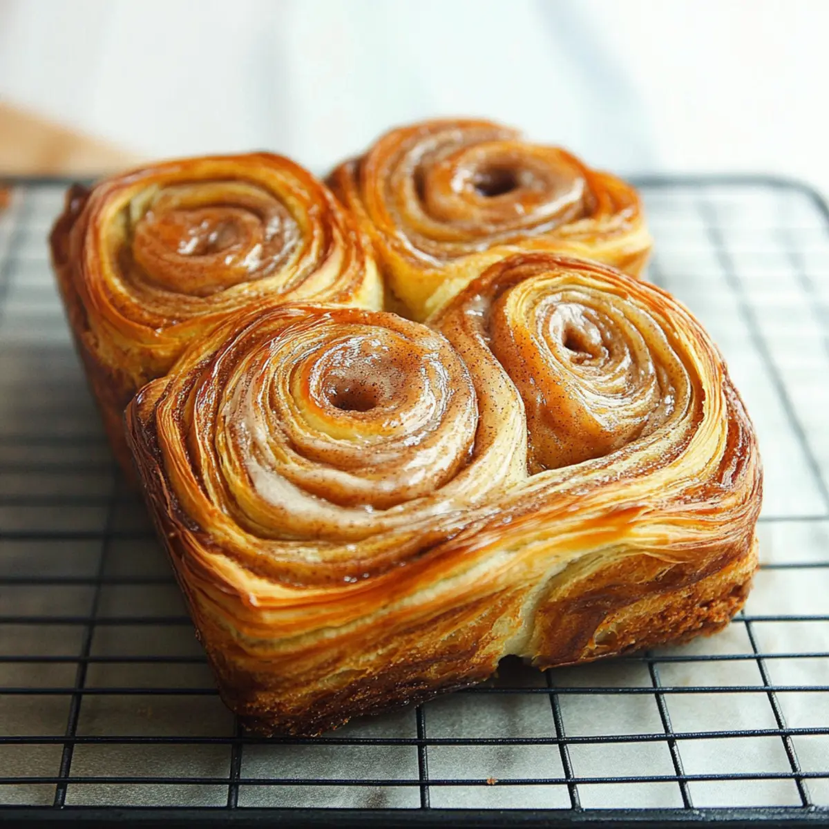 Cinnamon Honey Swirl Croissant Pull-Apart Bread