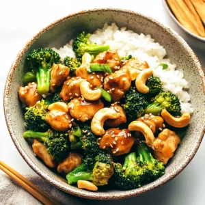 Cashew Chicken & Broccoli Stir-Fry