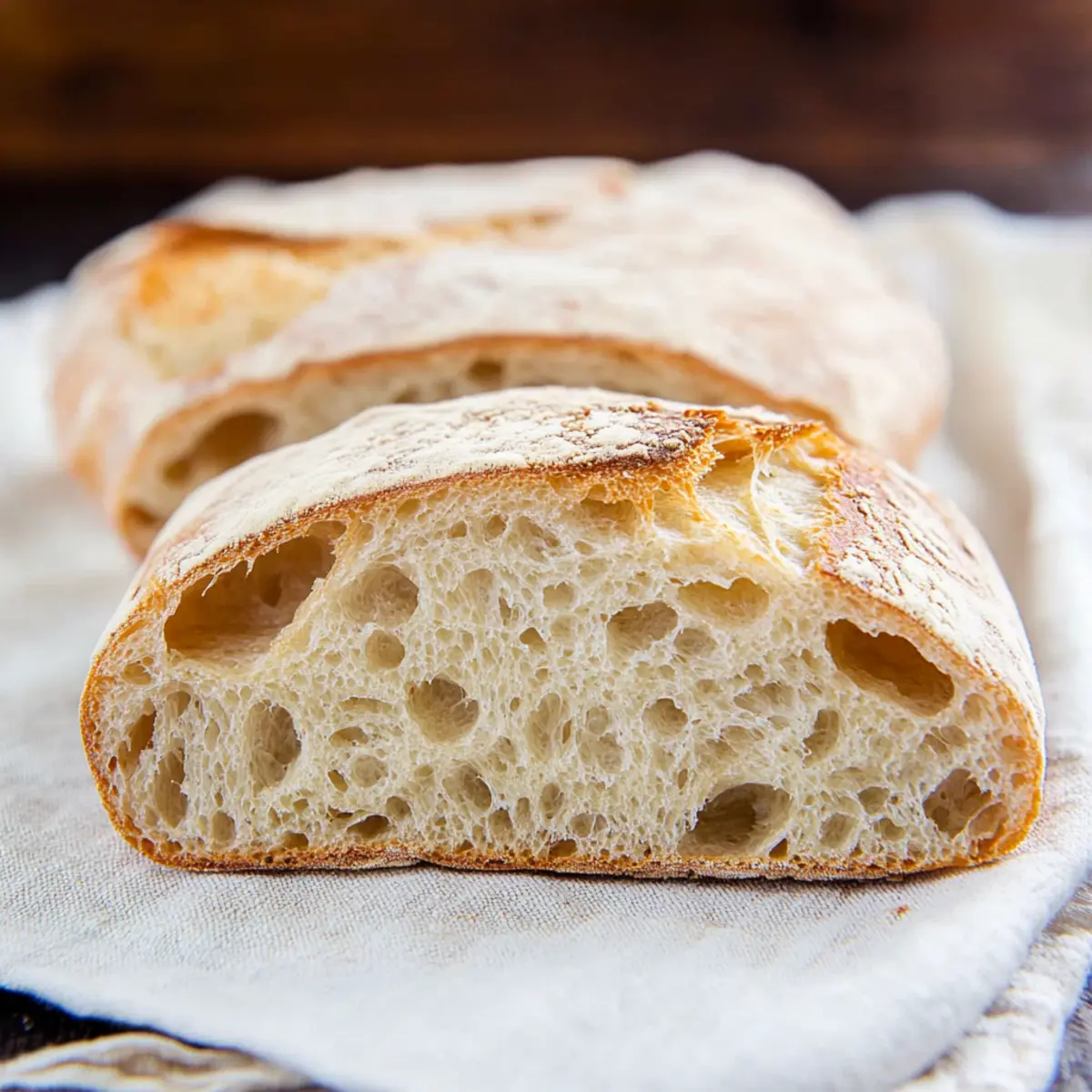 No-Knead Ciabatta