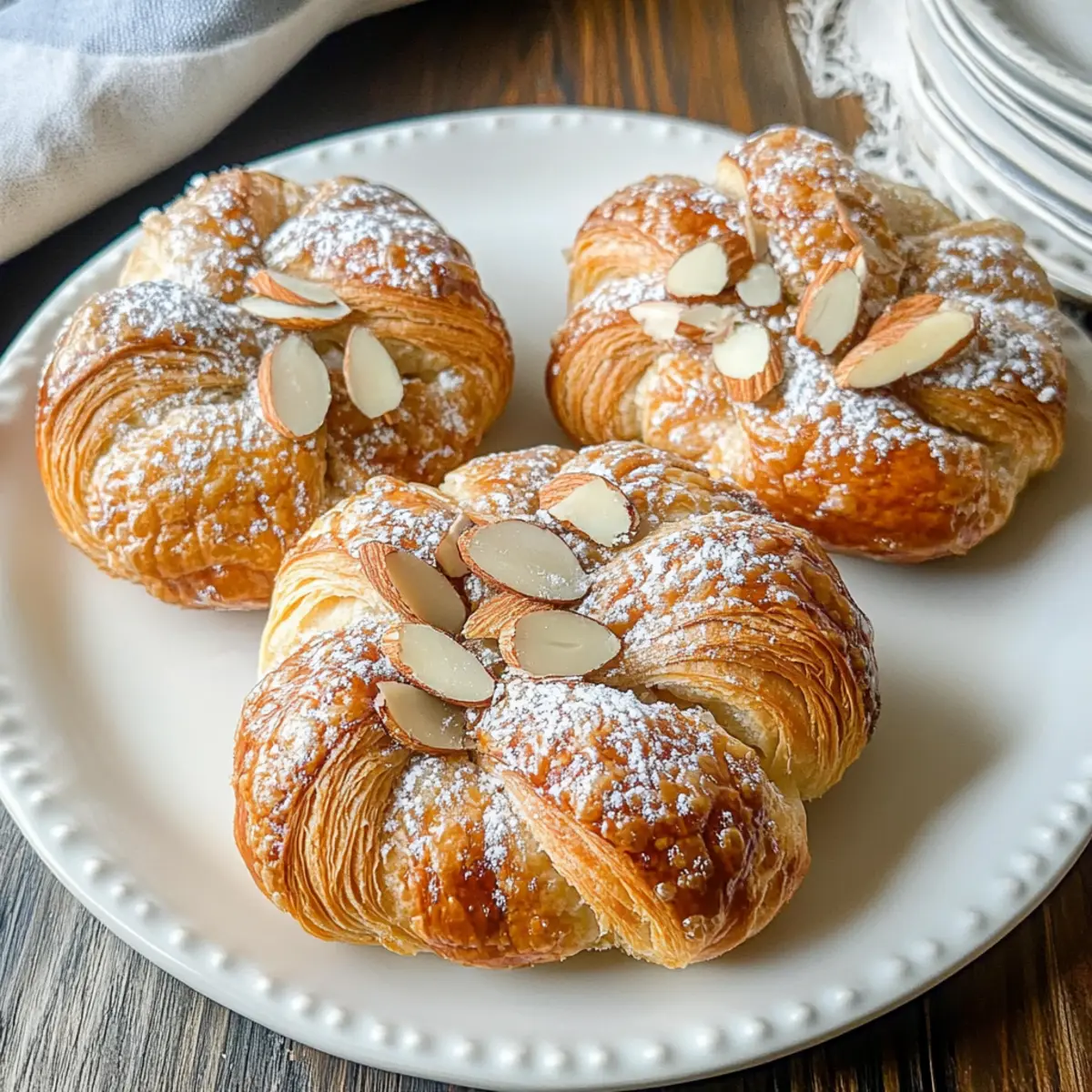 Easy Almond Croissants