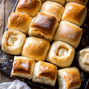 Honey Butter Sourdough Parker House Rolls