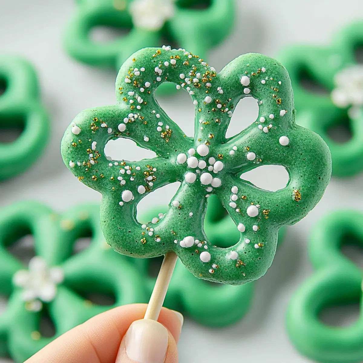 4-Ingredient Shamrock Pretzels