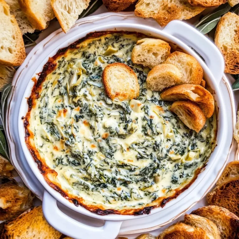 Creamy Vegan Spinach Artichoke Dip