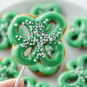 4-Ingredient Shamrock Pretzels