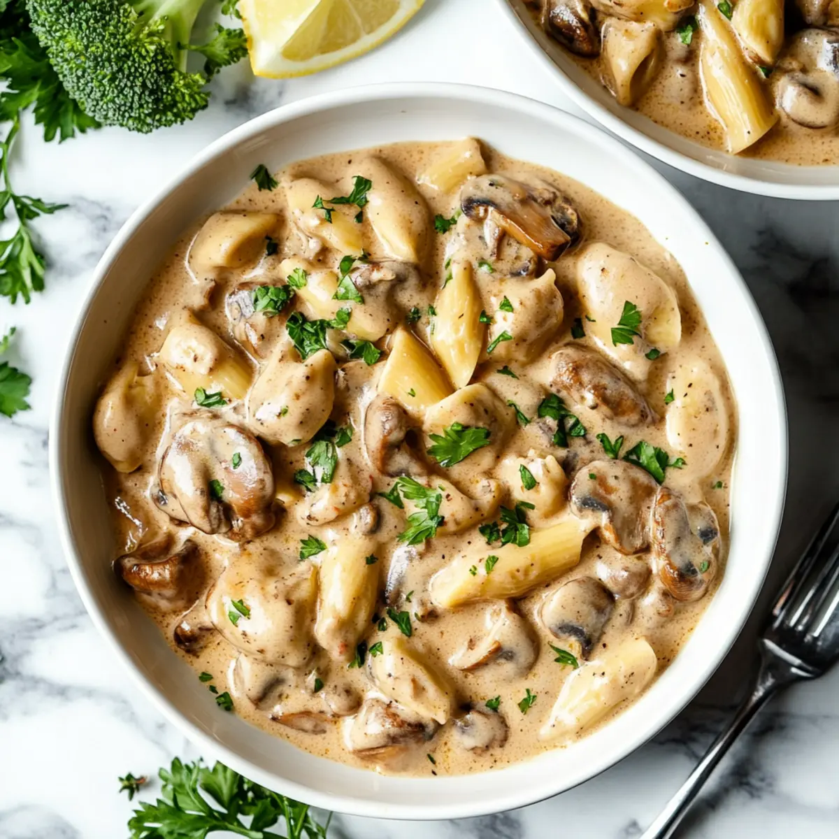 Deliciously Creamy Mushroom Stroganoff Ready in 30 Minutes