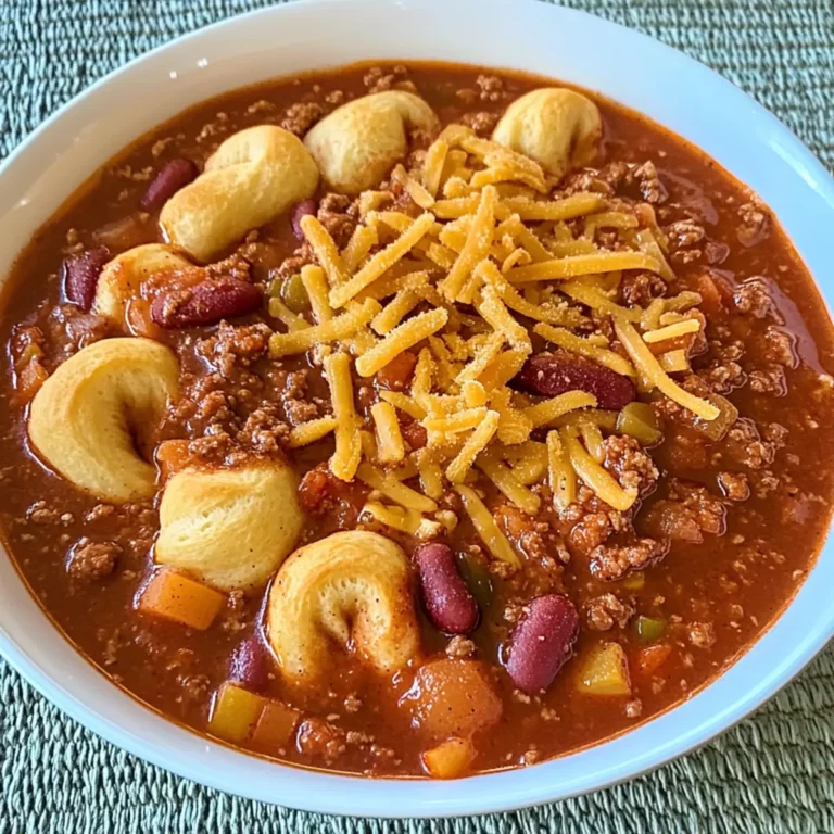 Hillbilly Chili with Cinnamon Rolls