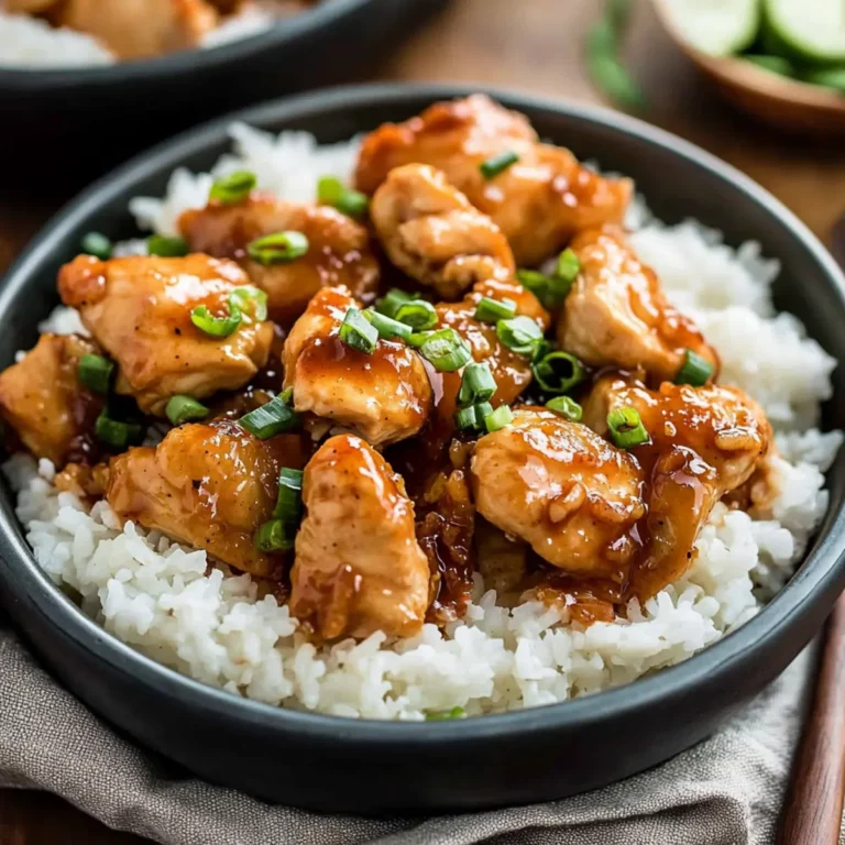 Sweet Chili Chicken Rice Bowls with Chicken Thighs