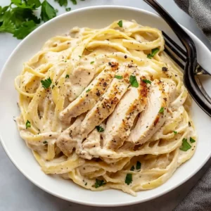 Comfort-Style Homemade Chicken Alfredo