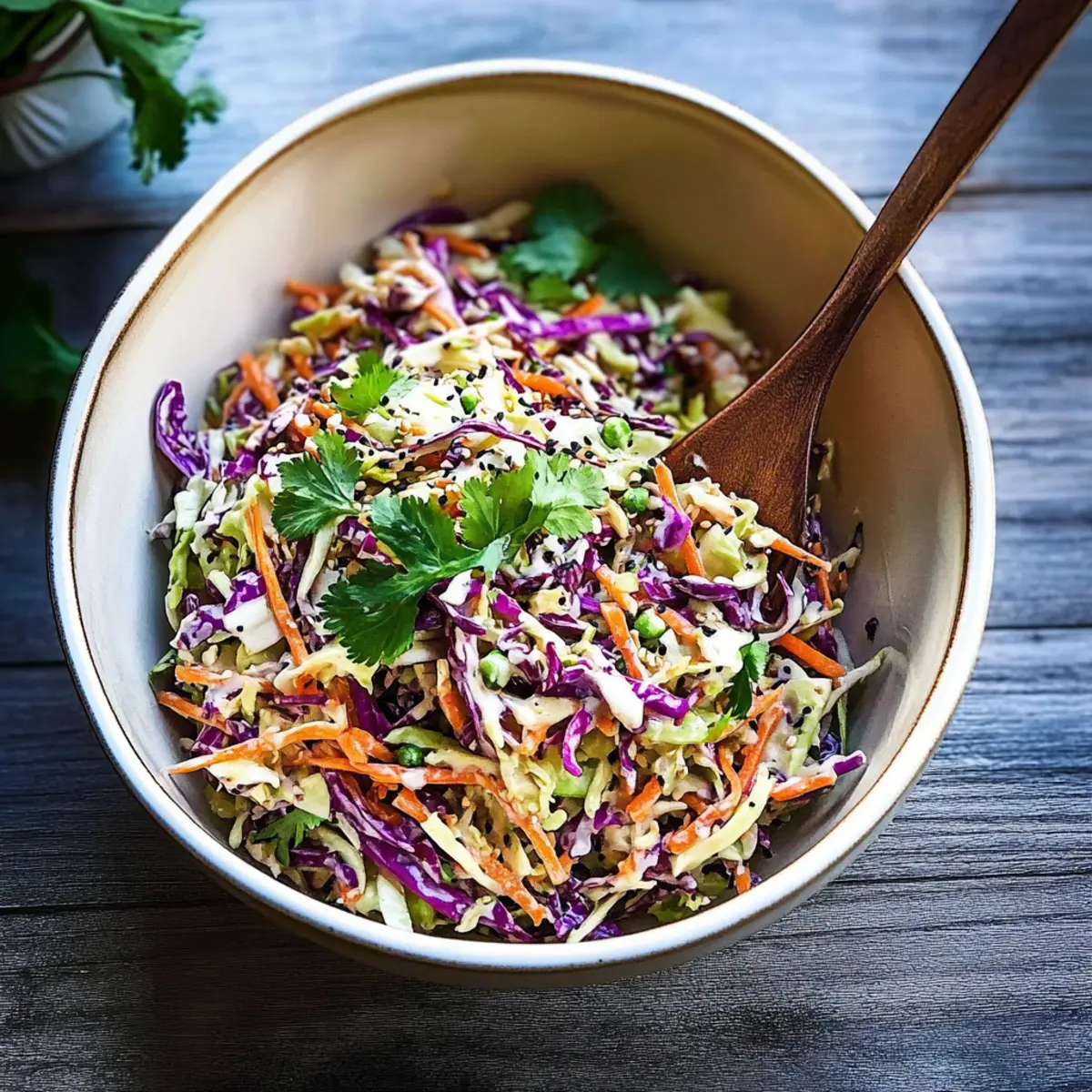 Asian-Style Crunchy Coleslaw