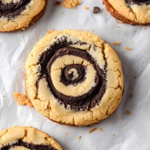 Peanut Butter Brownie Swirl Cookies