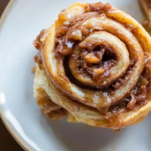 Maple Caramel Apple Butter Cinnamon Rolls