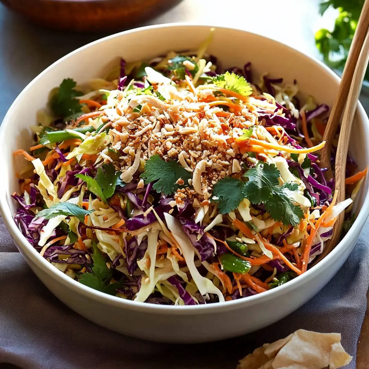 Crunchy Thai cabbage salad