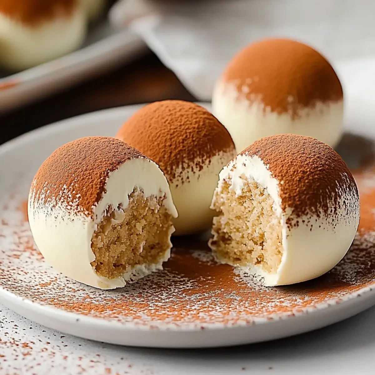 Delicious Tiramisu Truffles Recipe with Savoiardi Cookies