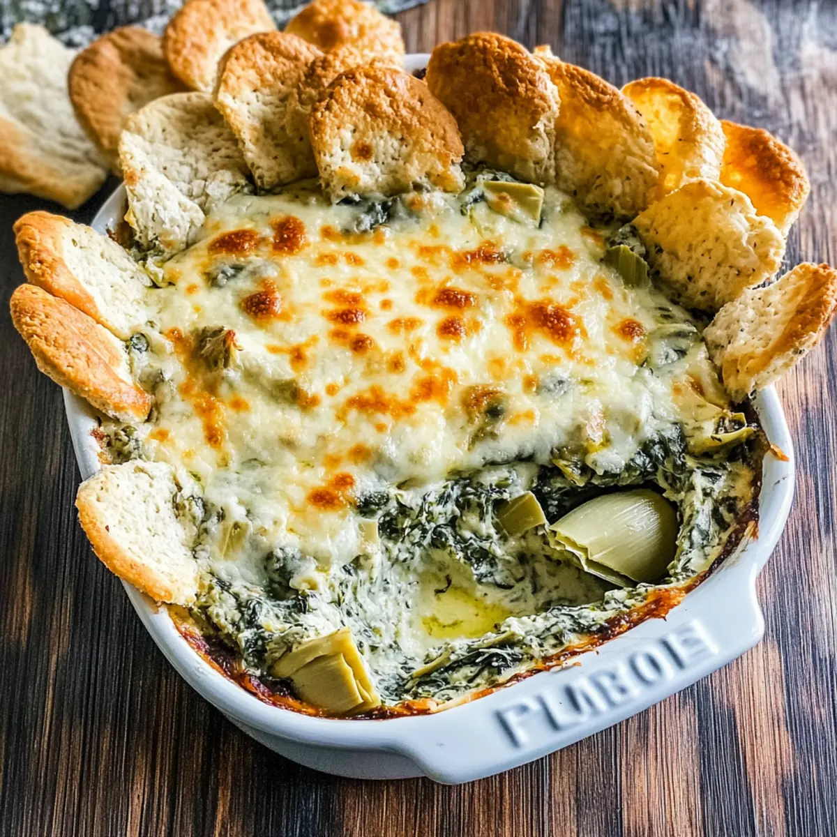 The Best Spinach Artichoke Dip