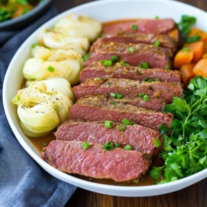 Slow Cooker Corned Beef & Cabbage