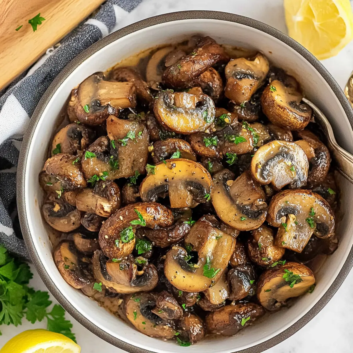 Texas Roadhouse-Style Sautéed Mushrooms