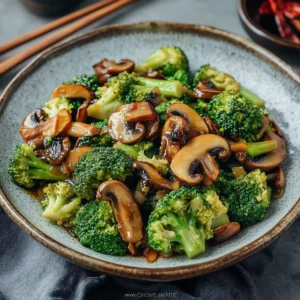 Broccoli and Mushroom Stir Fry