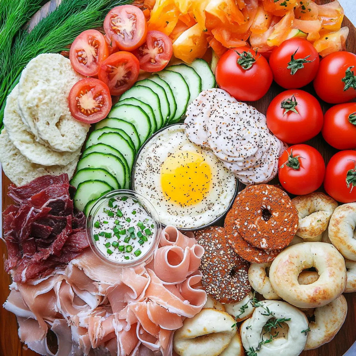 Everything But the Bagel Breakfast Board