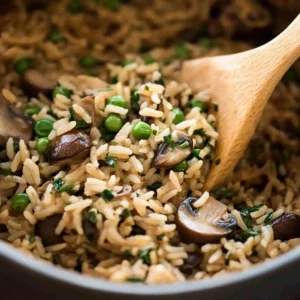 Mushroom Rice Pilaf