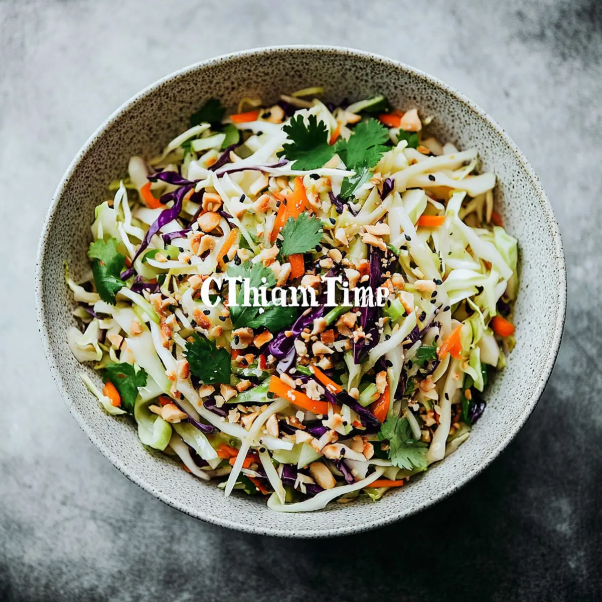 Crunchy Thai cabbage salad
