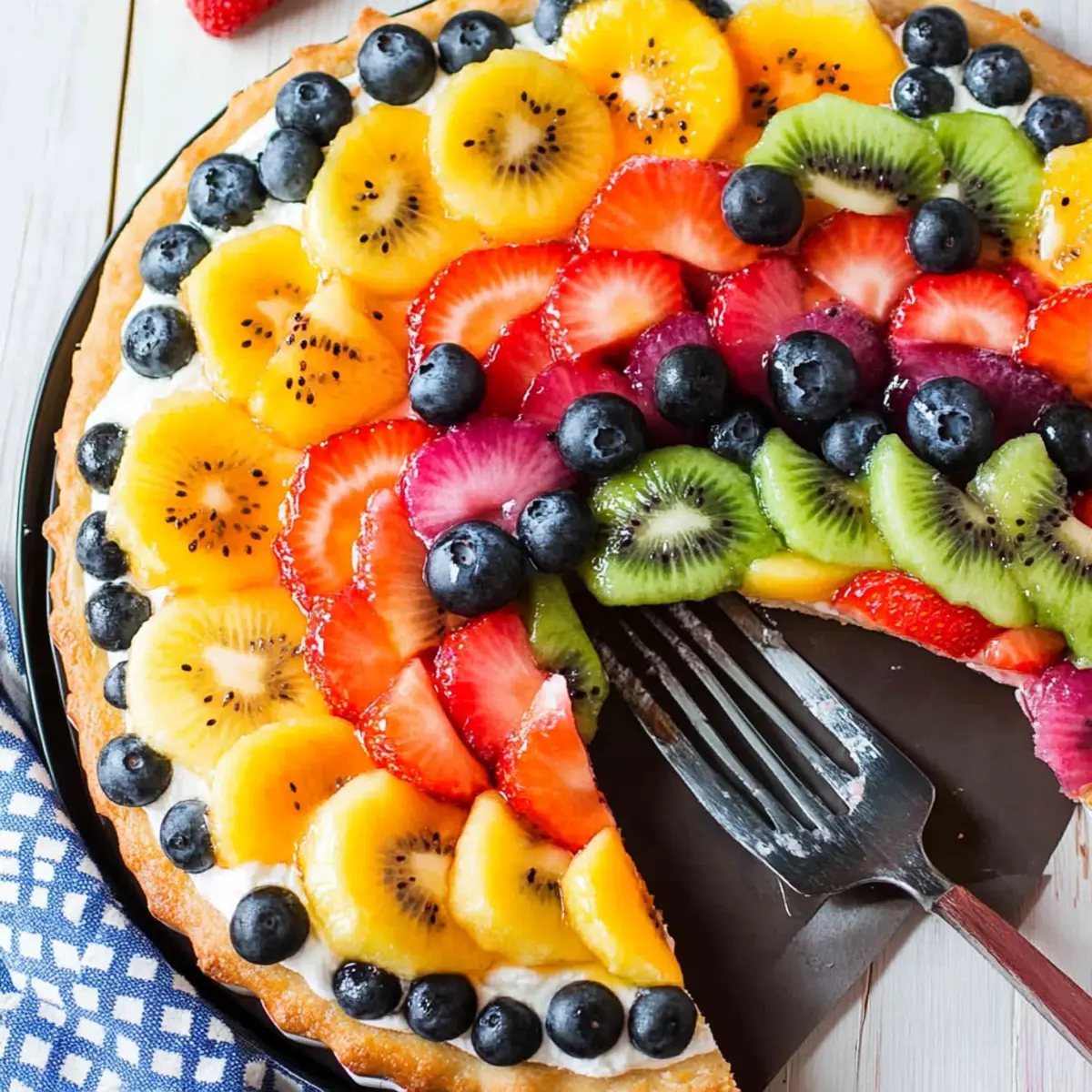 Ultimate Rainbow Fruit Pizza