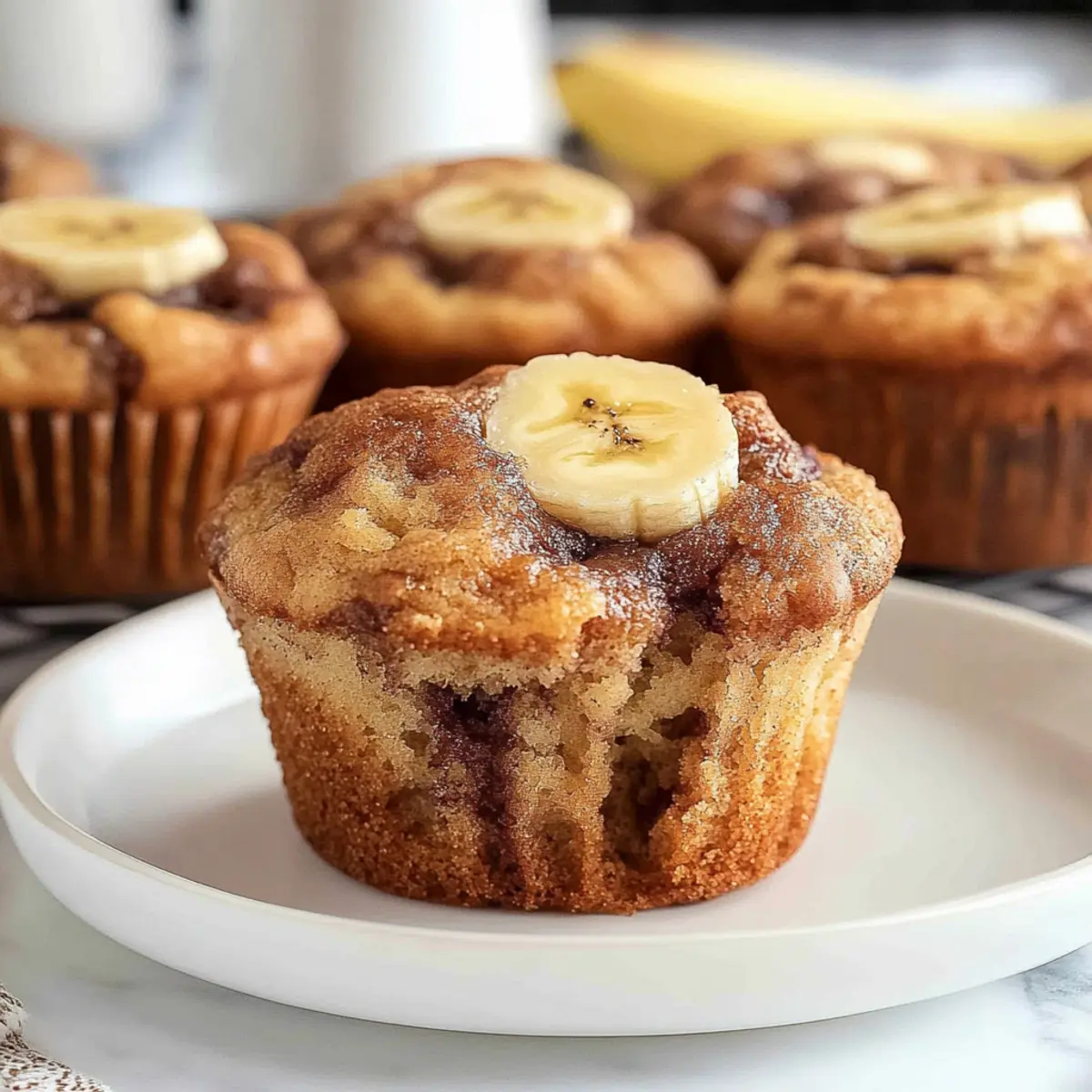 Maple Cinnamon Banana Muffins