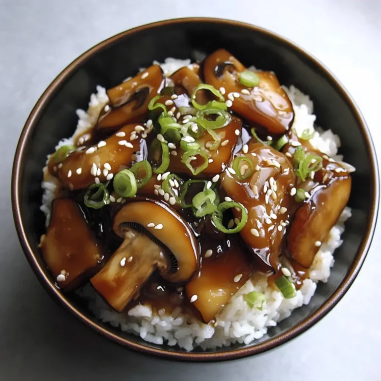 King Oyster Mushroom Rice Bowl