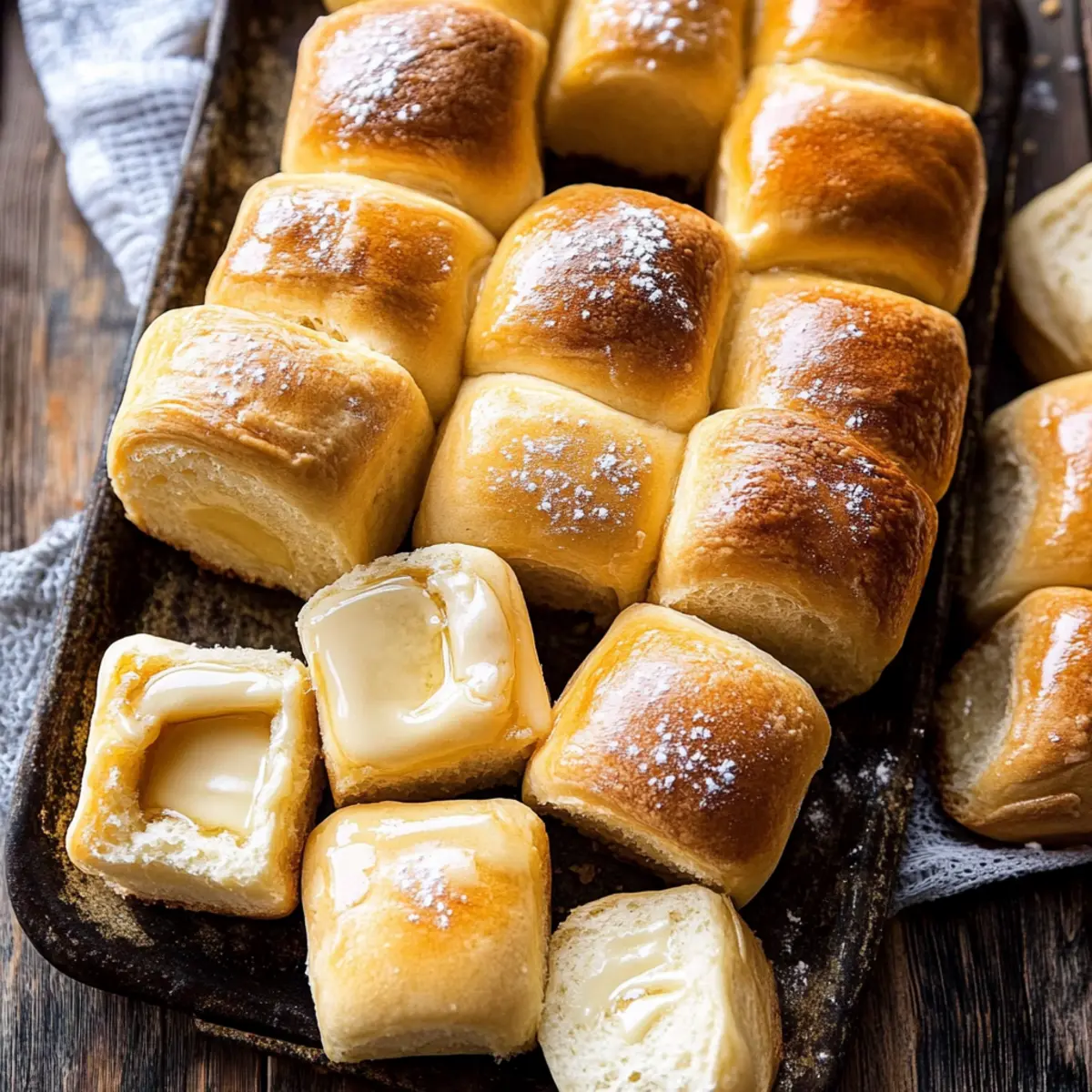 Honey Butter Sourdough Parker House Rolls