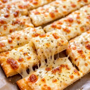 Restaurant-Style Cheesy Breadsticks