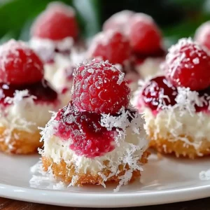 Raspberry Cream Cheese Bites