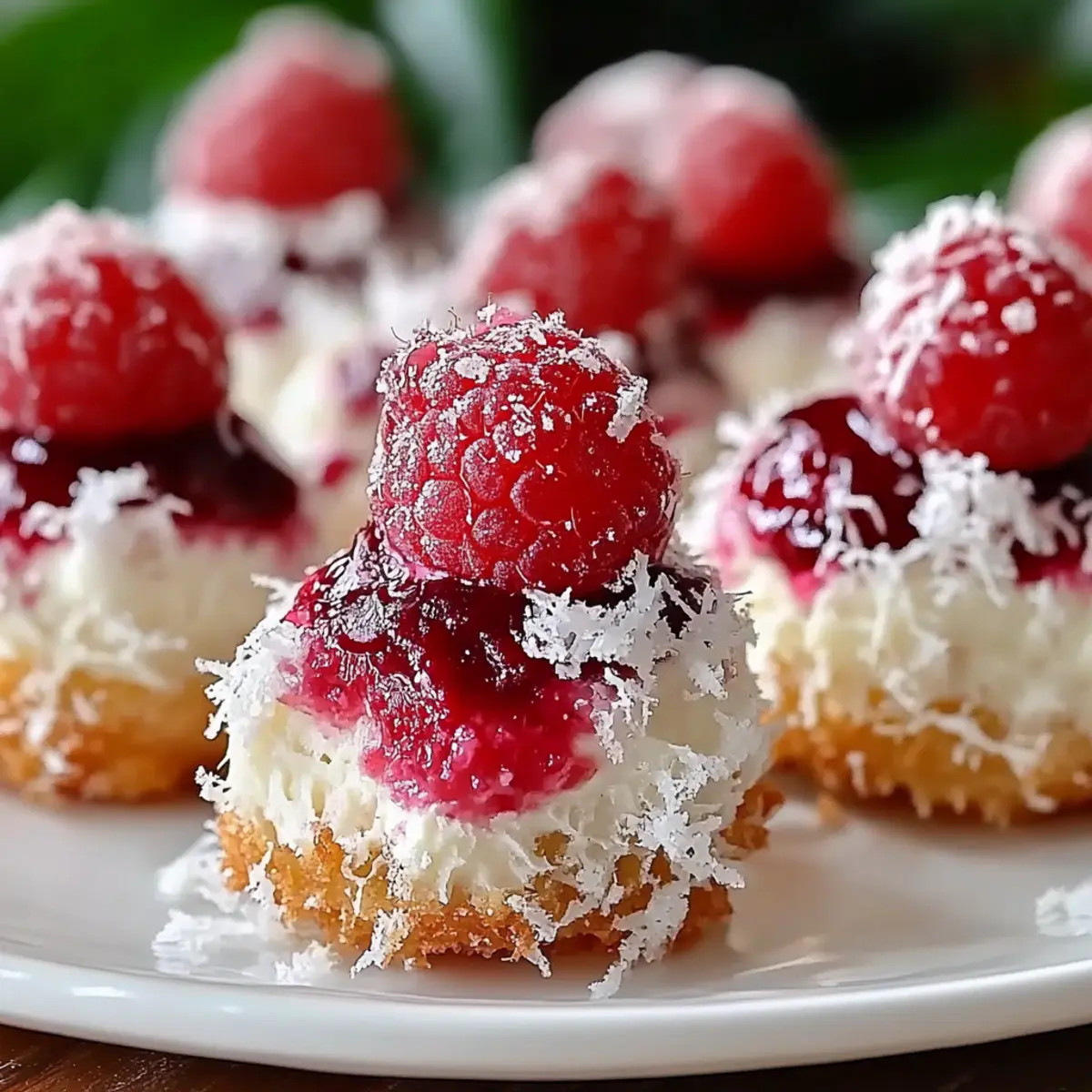 Raspberry Cream Cheese Bites