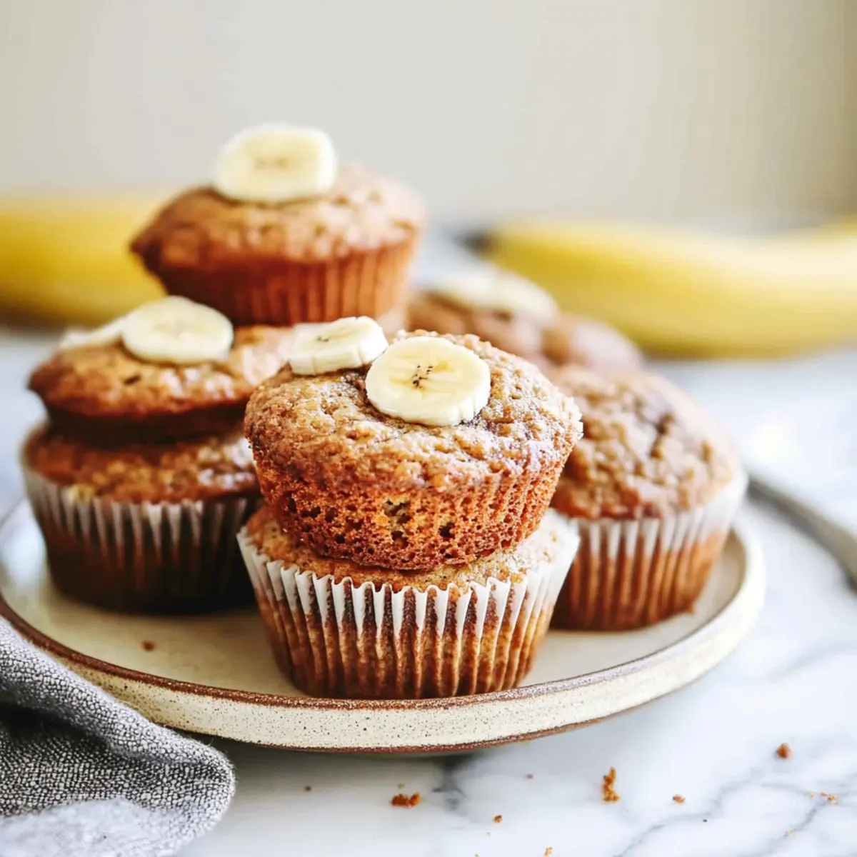 Almond Flour Banana Muffins