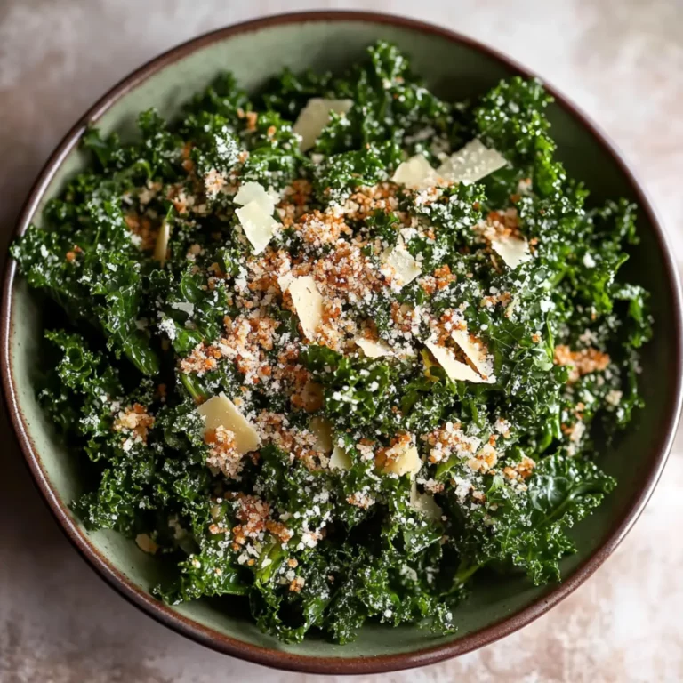 Parmesan Crunchy Kale Salad
