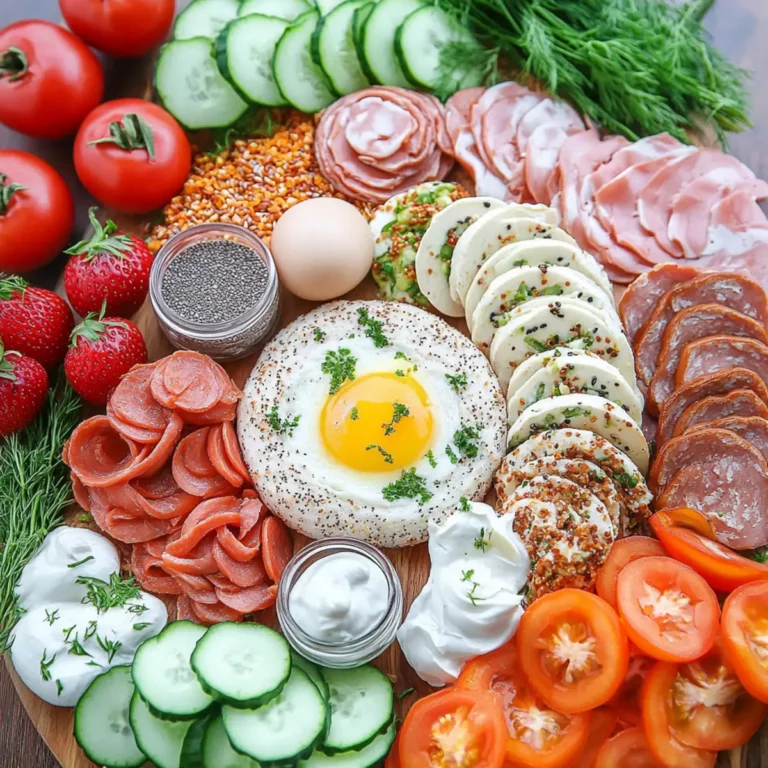 Everything But the Bagel Breakfast Board