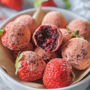 Strawberry Truffles