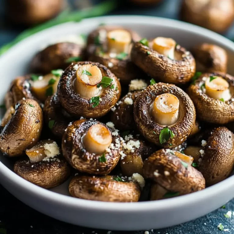 Easy Roasted Garlic Mushroom Recipe