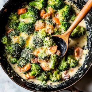 Cheesy Skillet Broccoli Recipe