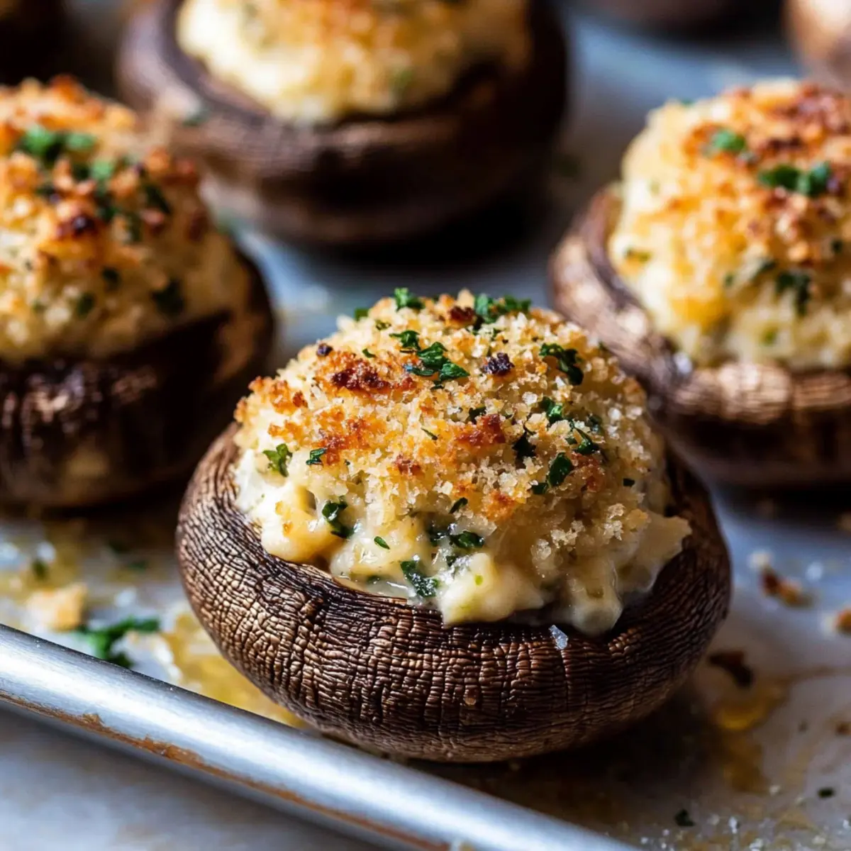 Boursin Garlic & Herb Stuffed Mushrooms
