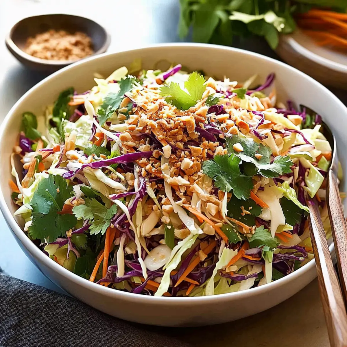 Crunchy Thai cabbage salad