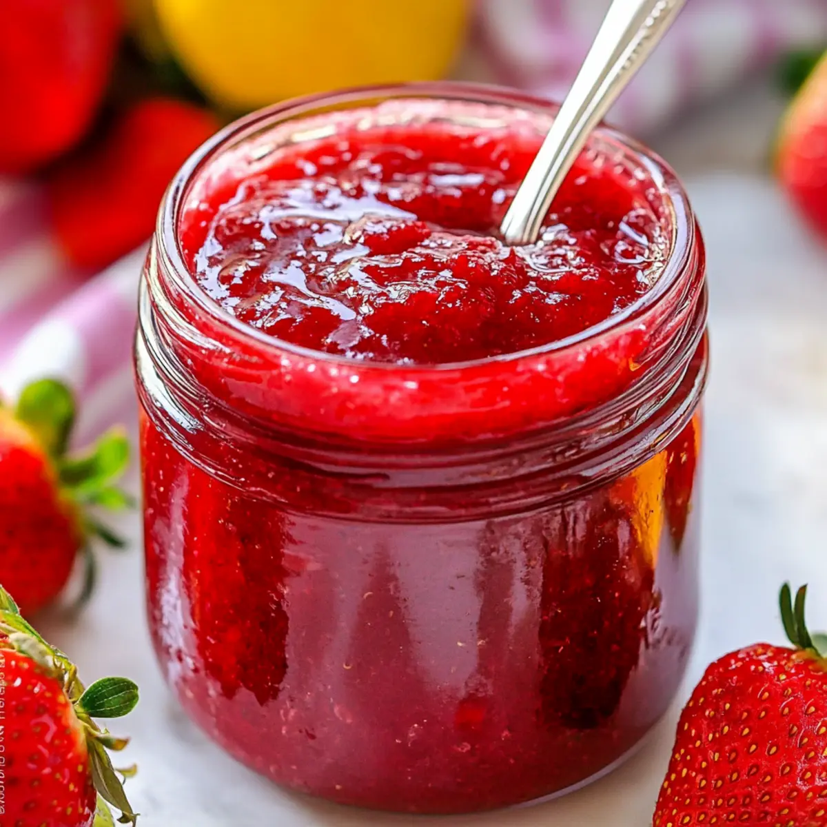 Three-Ingredient Strawberry Jam