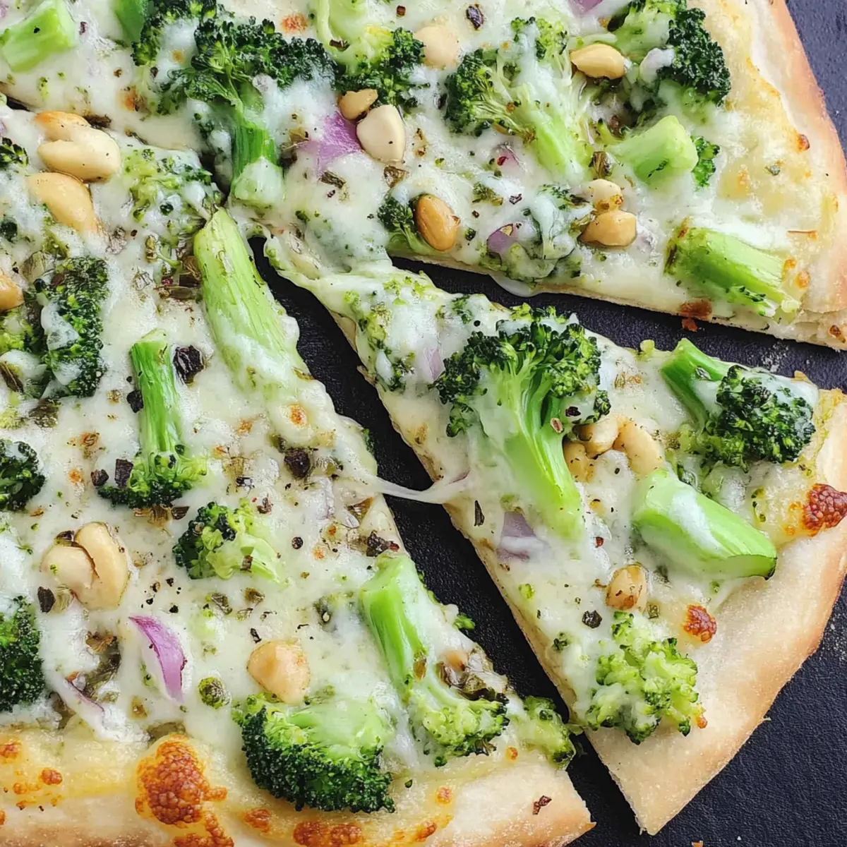 Broccoli White Pizza