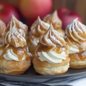 Caramel-Filled Cream Puffs