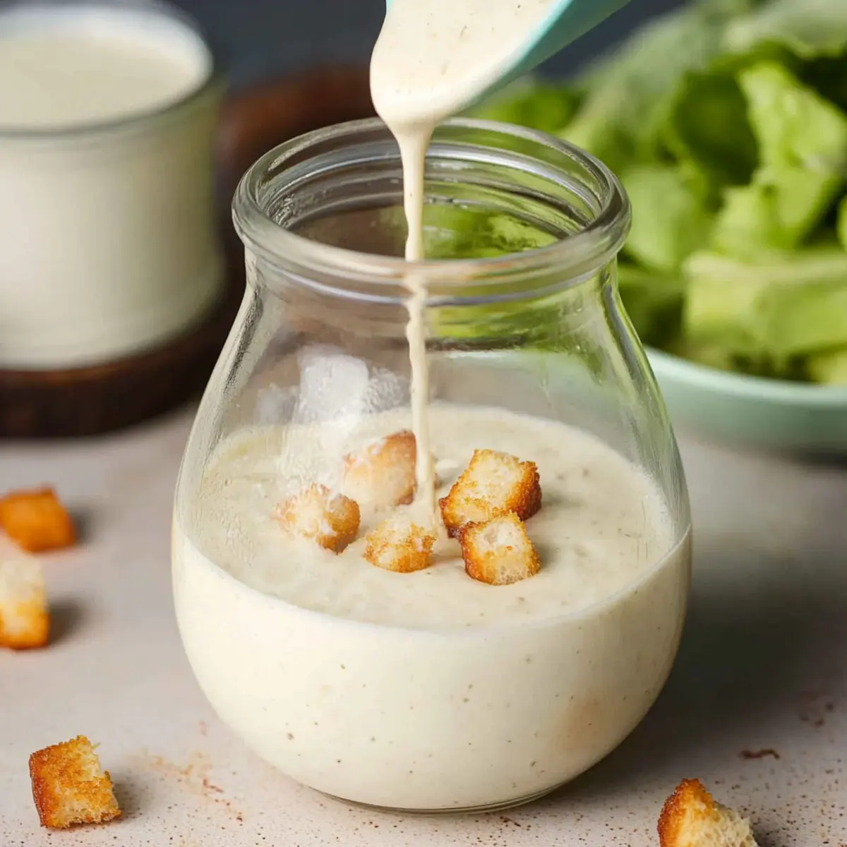 Delicious Caesar Dressing Without Anchovies in Just 5 Minutes