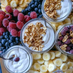 Yogurt Parfait Bar for Brunch